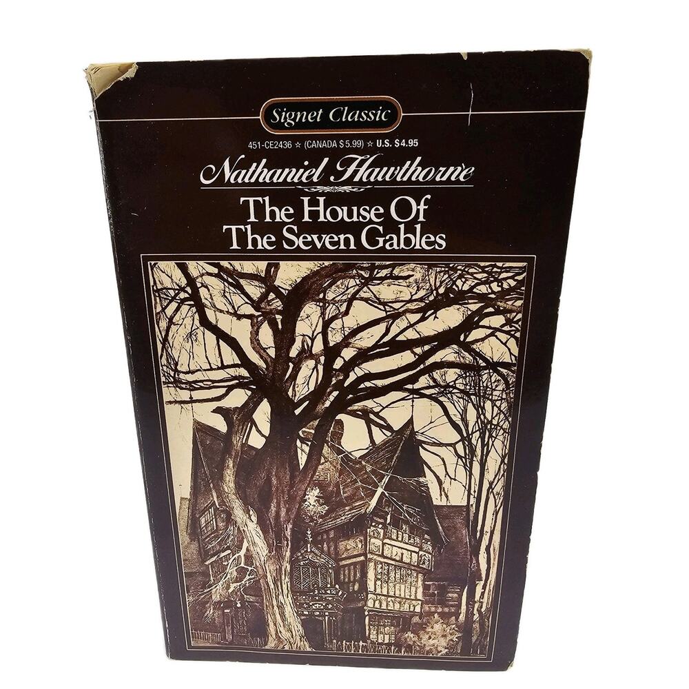 The House of the Seven Gables Nathanial Hawthorne Book Witchcraft Gothic Novel